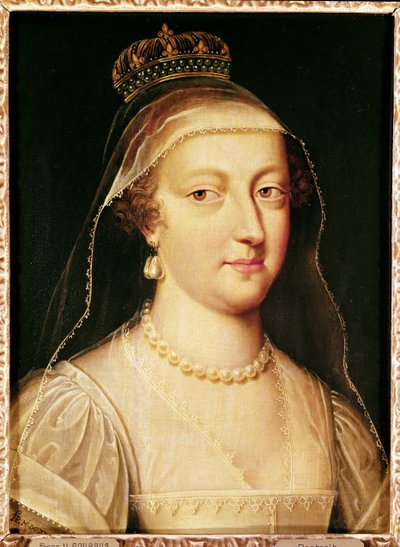 Portrait of Anne of Austria, Infanta of Spain, Queen of France and Navarre by Frans Pourbus the Younger